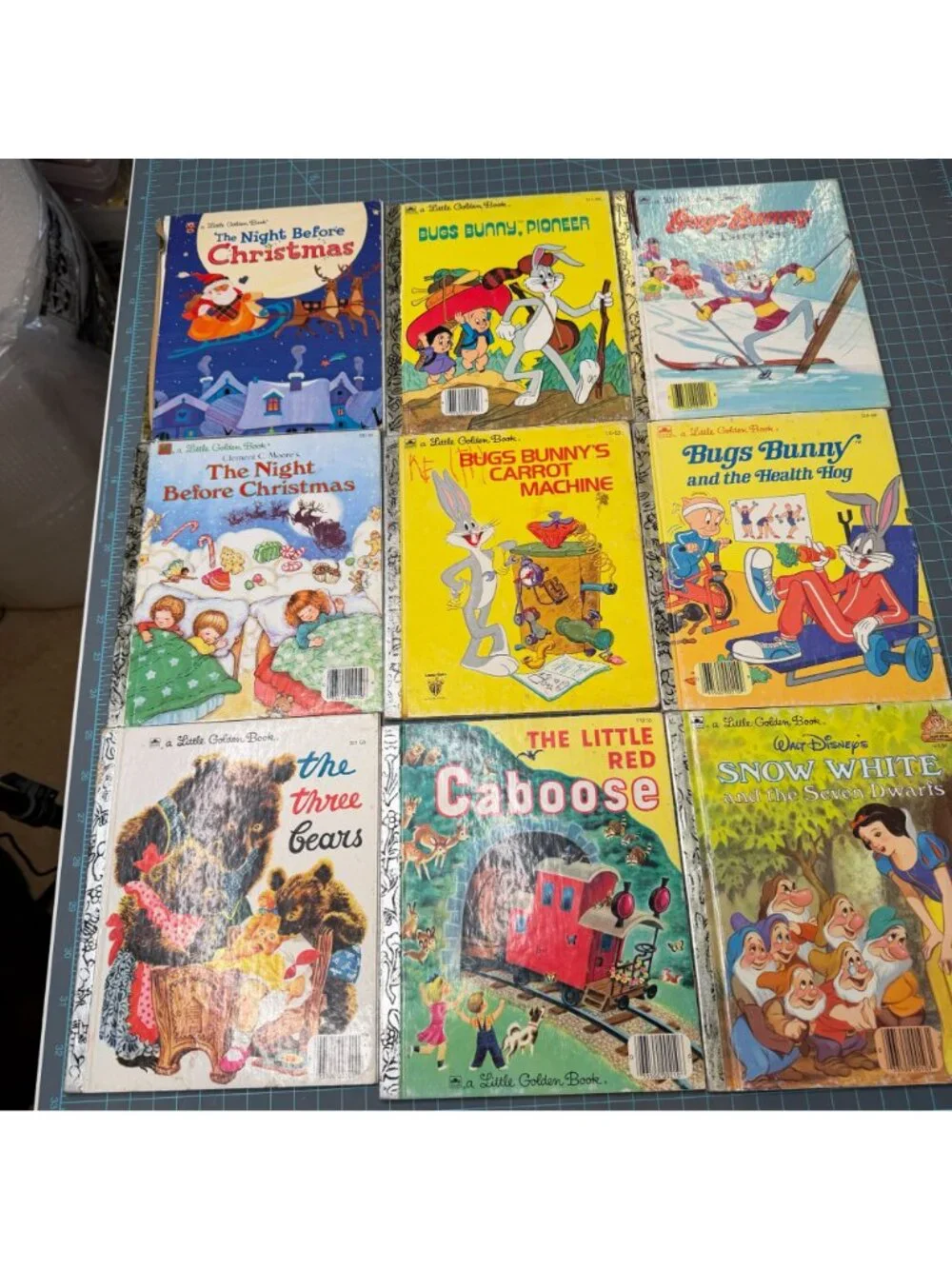 VTG Little Golden Book lot‎ 26 hardback childrens books kids Disney Bugs Bunny